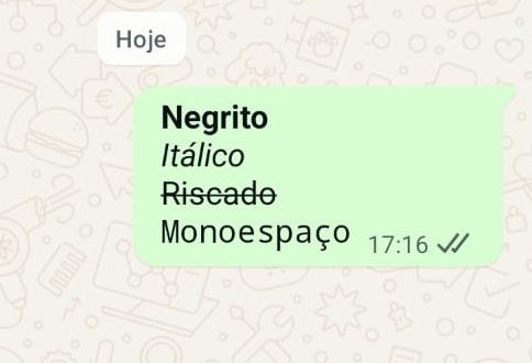 Como escrever em negrito, itálico e riscado no WhatsApp - Códigos e atalhos rápidos