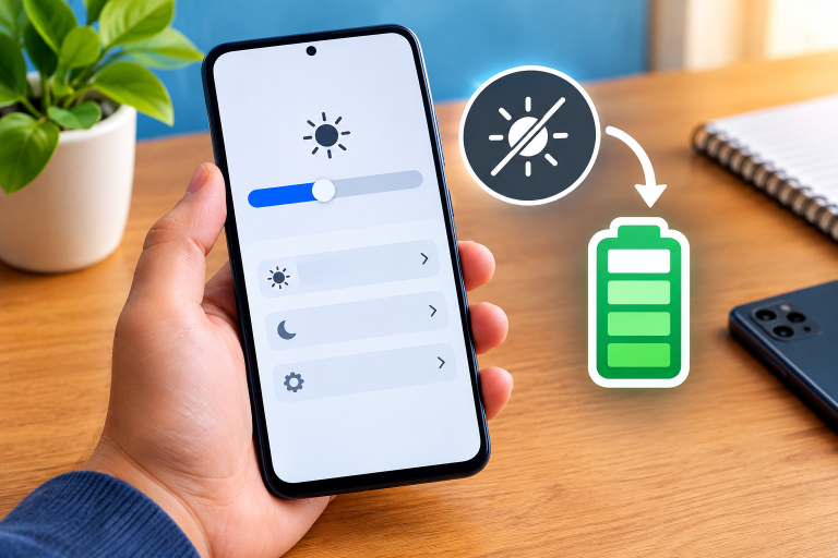 Brilho automático: Como desligar e economizar bateria no seu celular