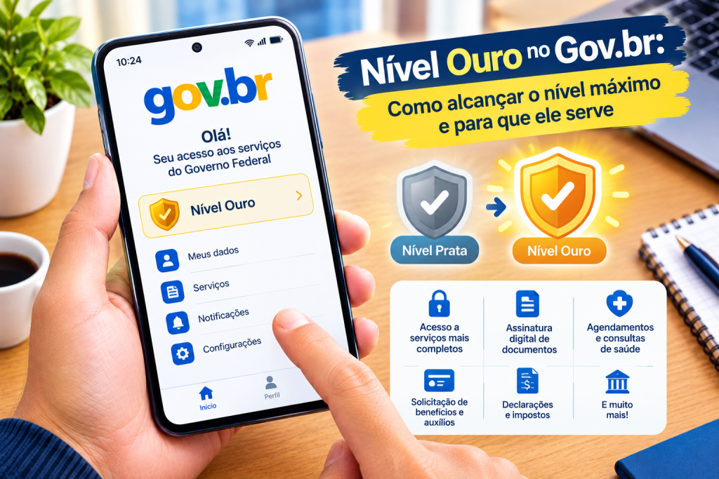 Nível ouro no Gov.br: Como alcançar o nível máximo e para que ele serve